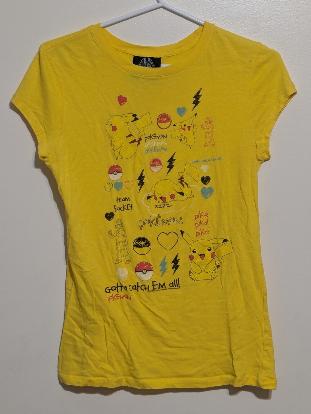 Pokemon Doodle Pikachu Tee- L